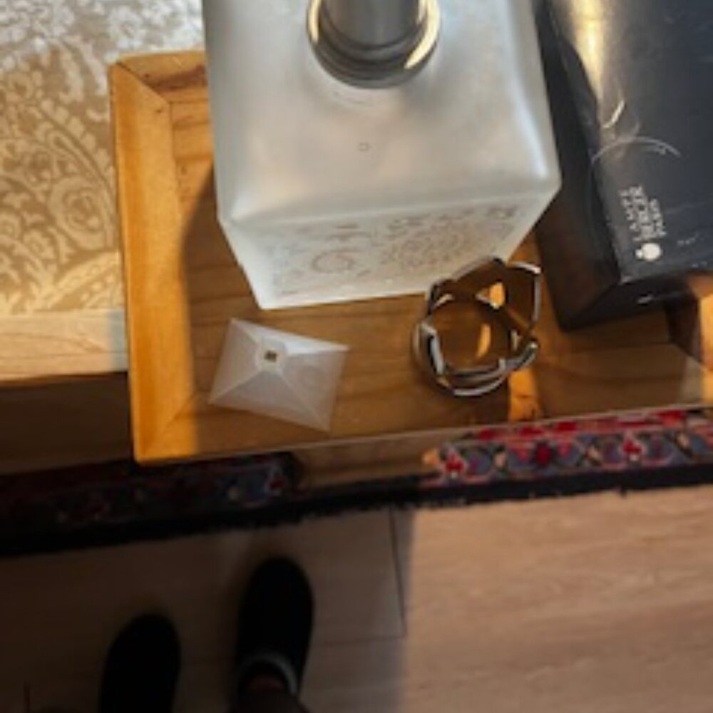 Lampe Berger Paris France Clear Frosted Etched Cube - Picture 4 of 11